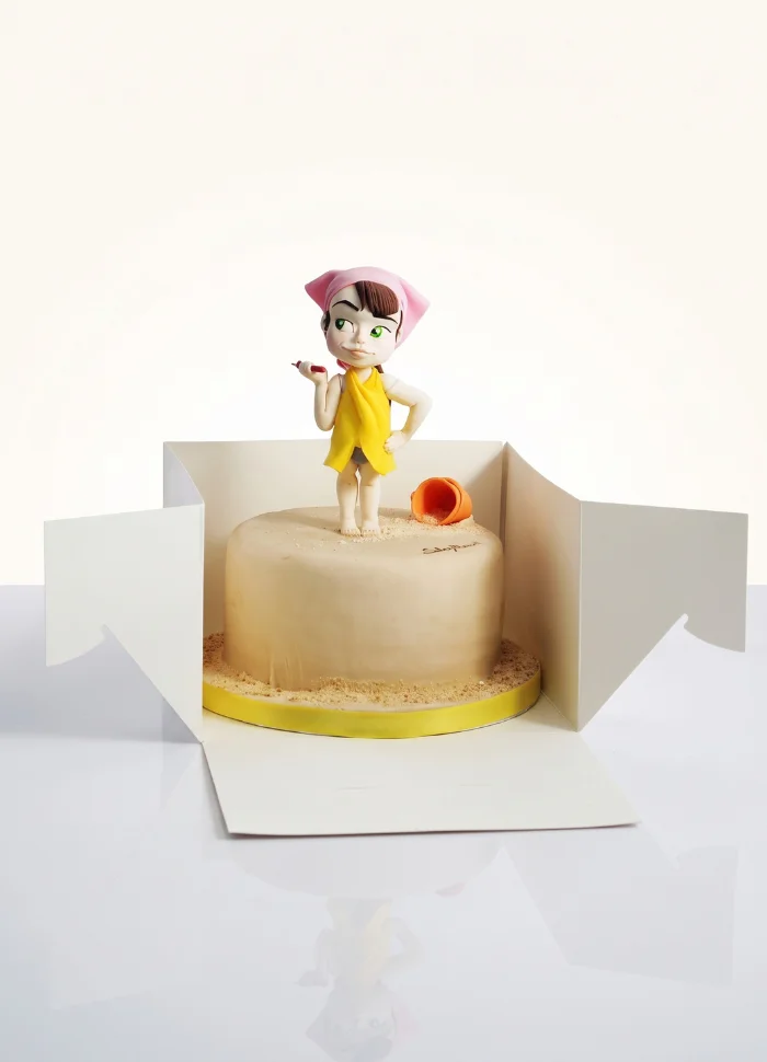 10 inch White Cake Box